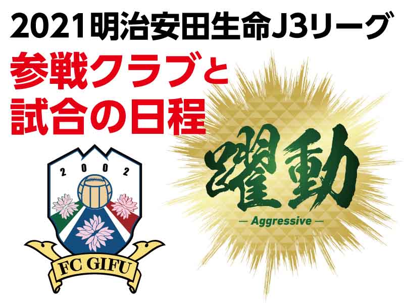 FC岐阜 2021 J3リーグ試合日程と結果